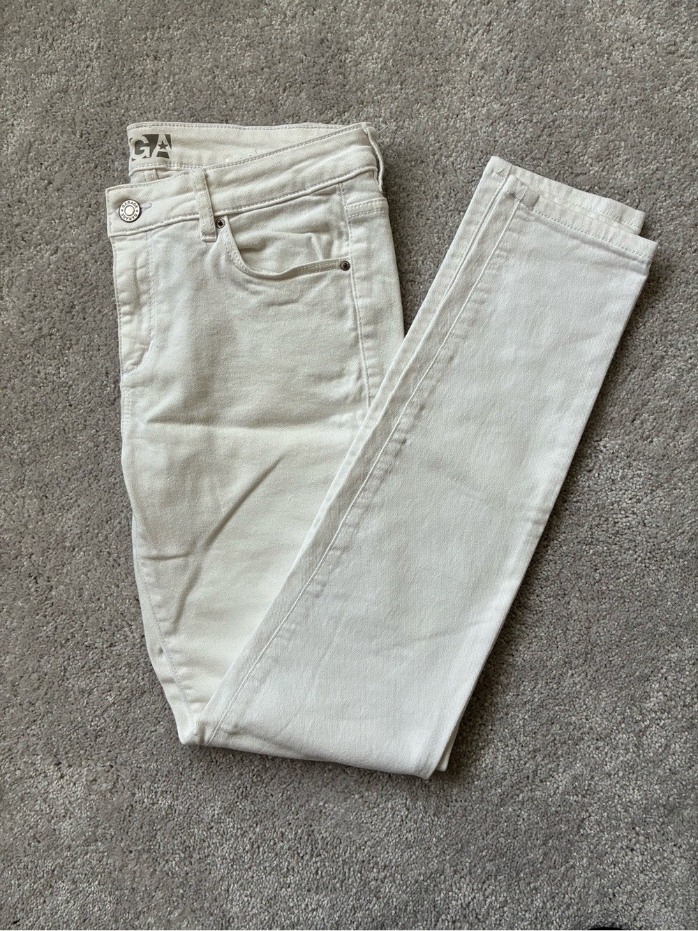 Garage White Skinny Jeans Jegging Size 7